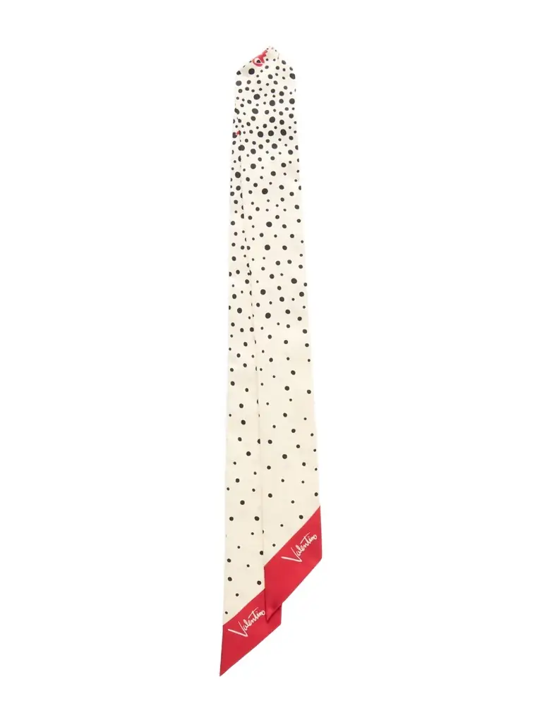 Valentino Garavani Bandeaux Printed Silk Scarf