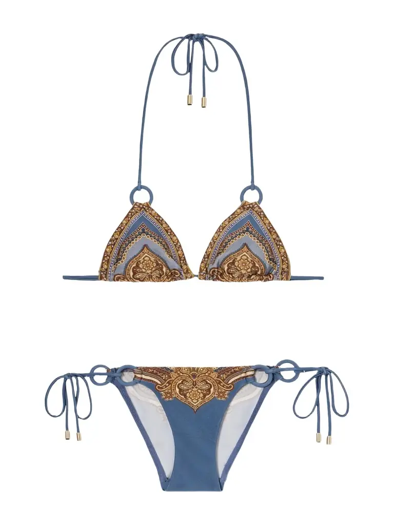 Zimmermann Mahon Printed Bikini