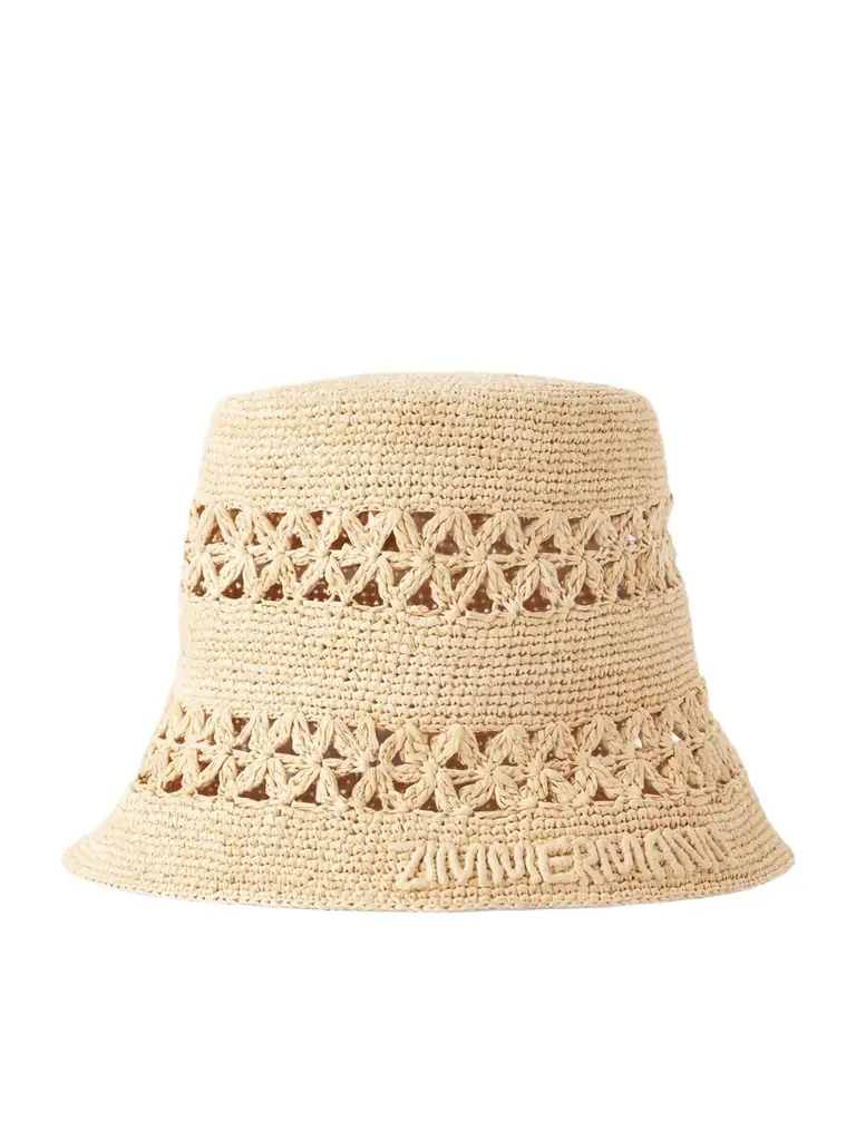 Zimmermann Raffia Bucket Hat