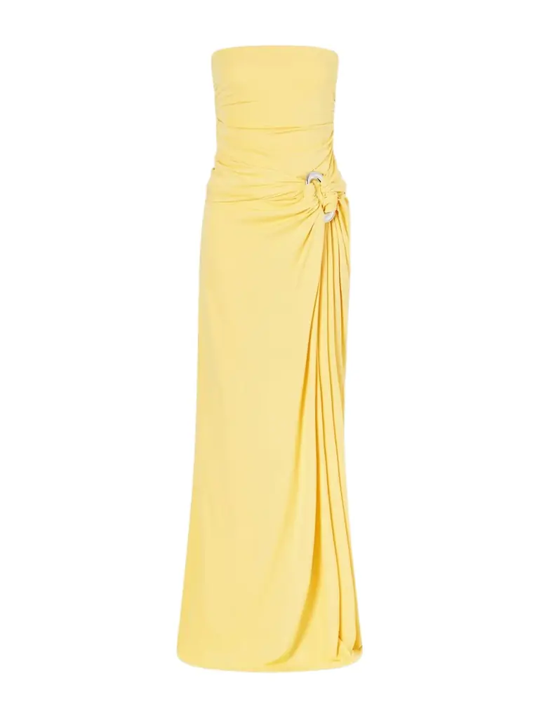 Simkhai Emma Strapless Embellished Jersey Gown