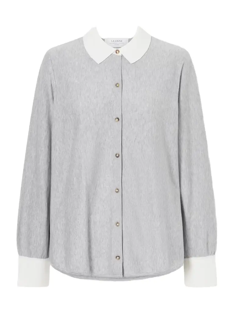 La Ligne Knitted Cotton-blend Shirt