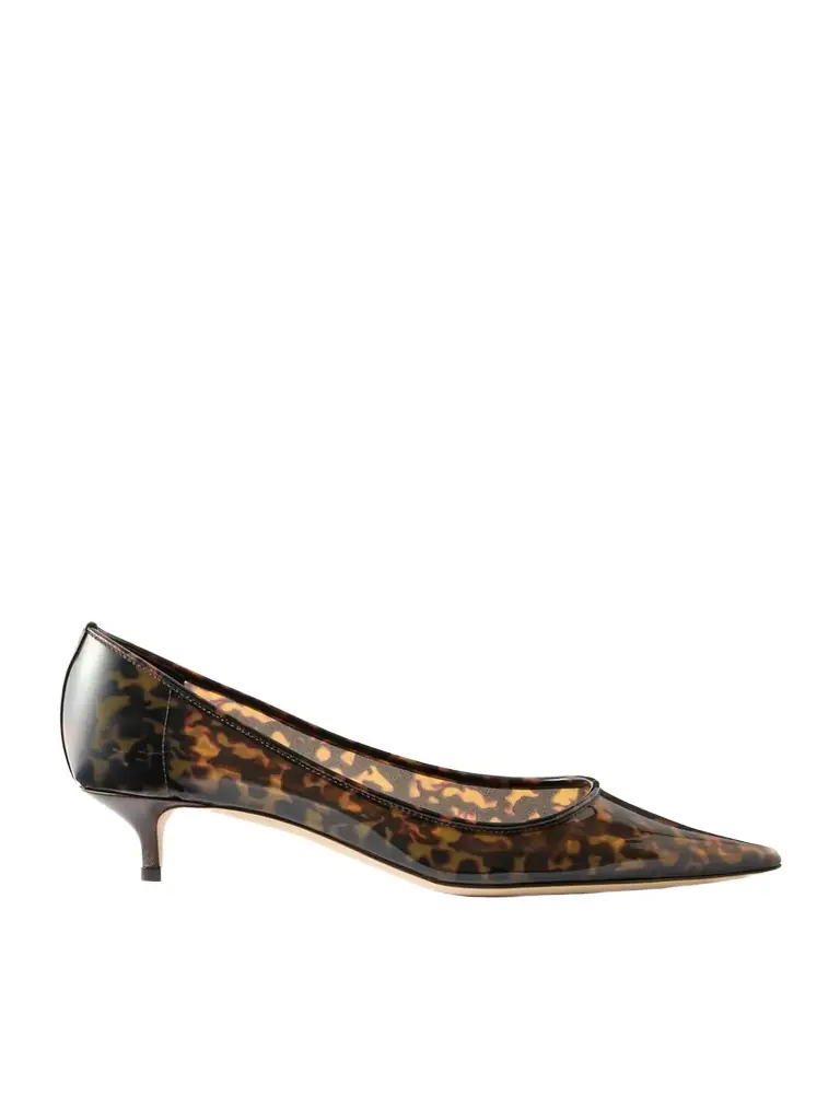 Jimmy Choo Amelia 30 Animal-print Pvc Pumps