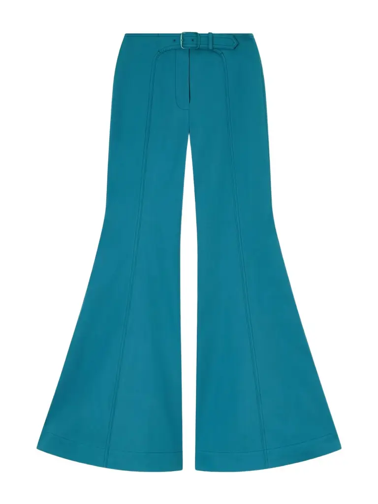 Zimmermann Luna Cotton-drill Flared Pants