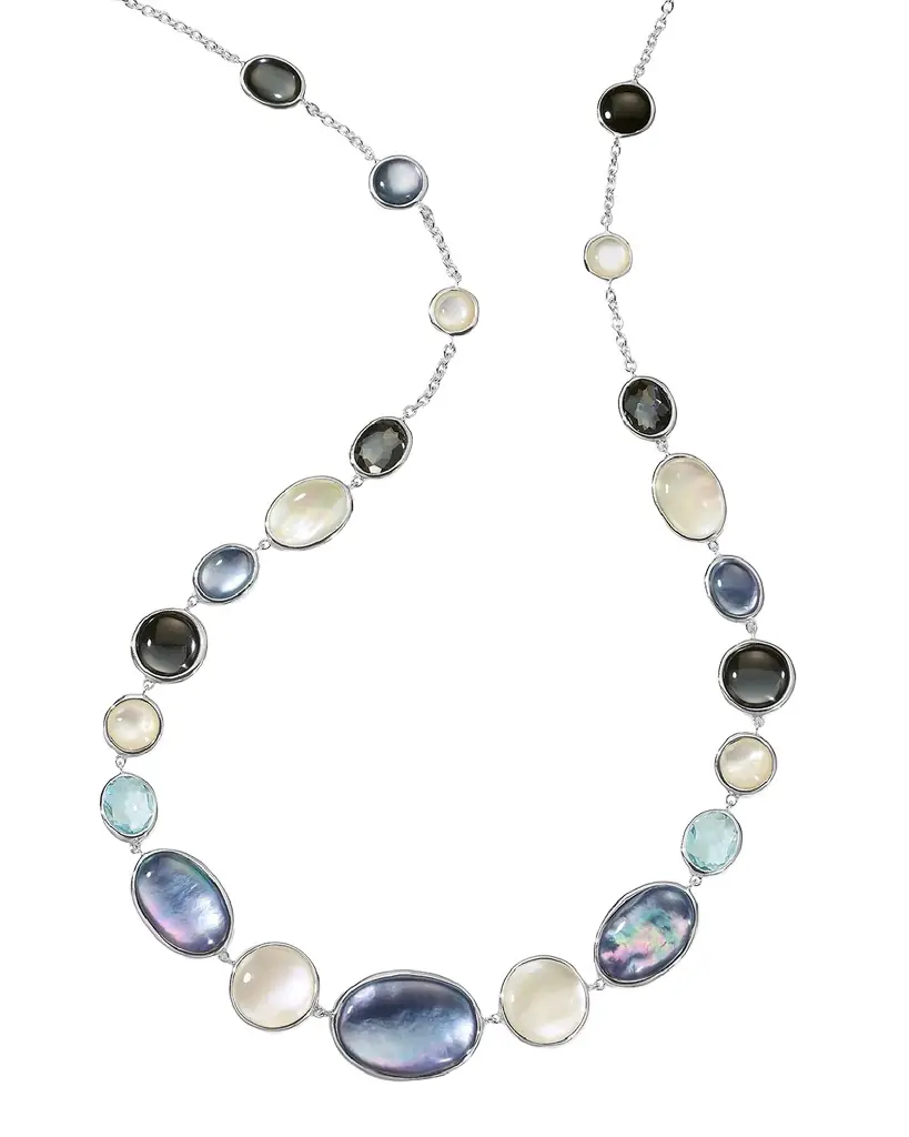 Ippolita Medium Stone Collar Necklace in Sterling Silver