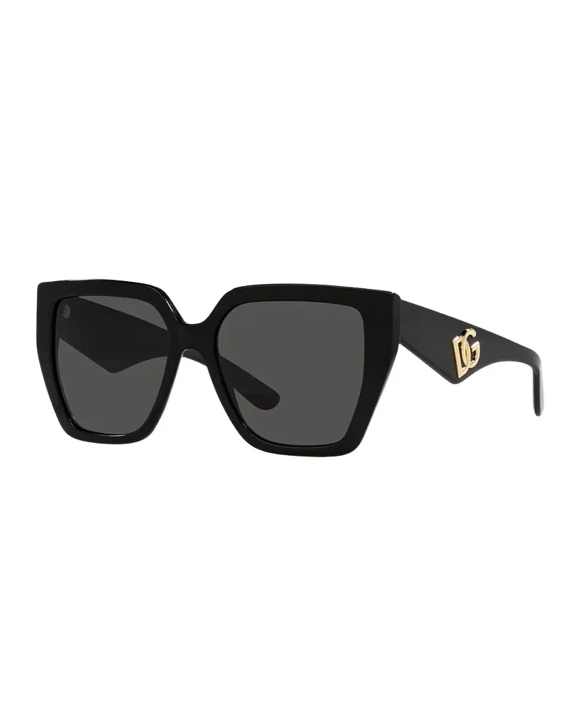 Dolce & Gabbana Oversized Acetate Cat-Eye Sunglasses