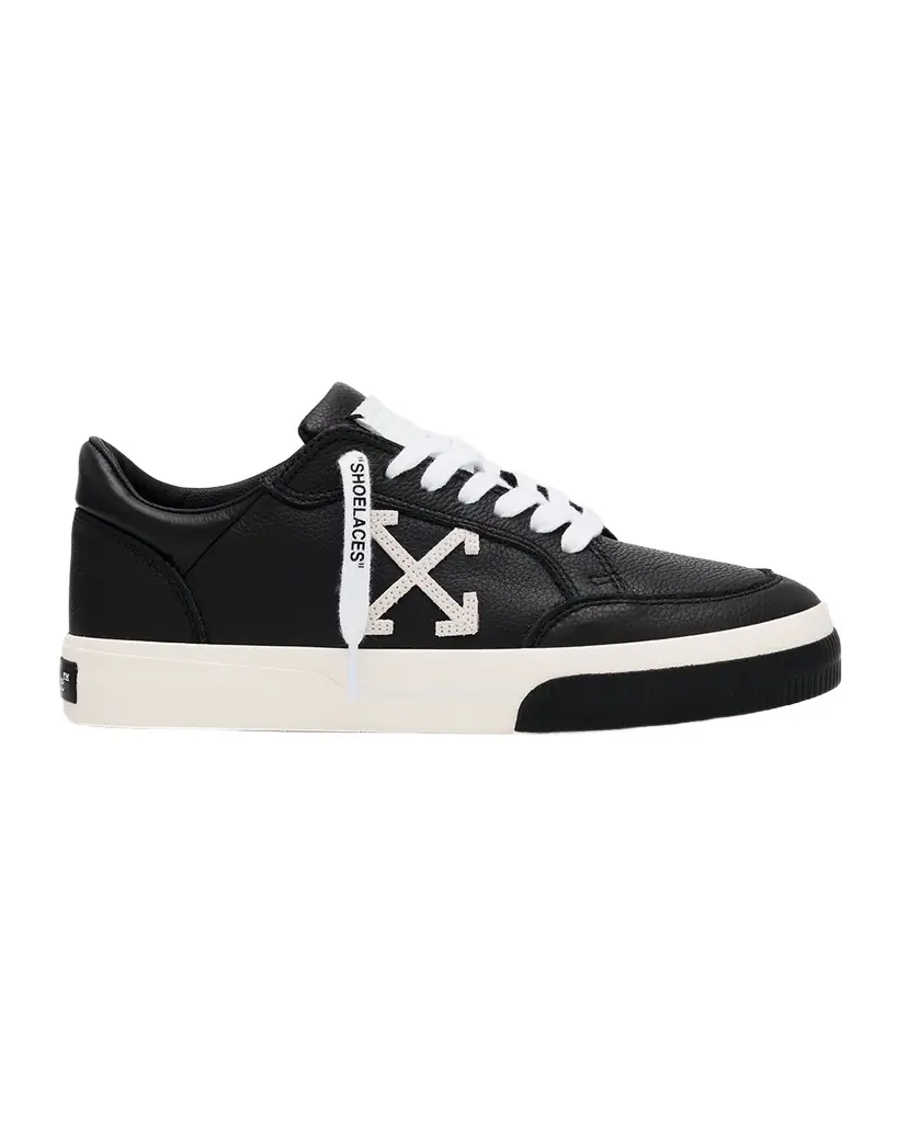 Off-White Vulcanized Leather Low-Top Sneakers