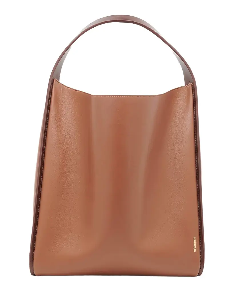 Jil Sander Pivot Leather Tote Bag