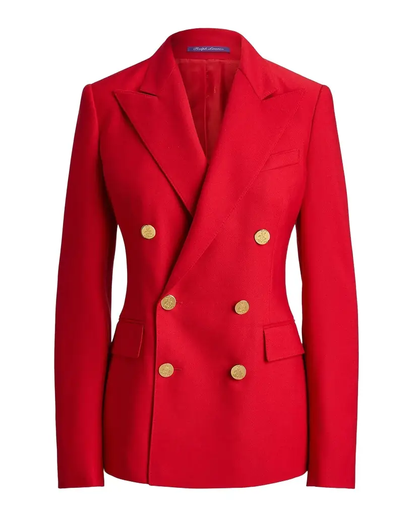 Ralph Lauren Collection Camden Cashmere Twill Double-Breasted Jacket