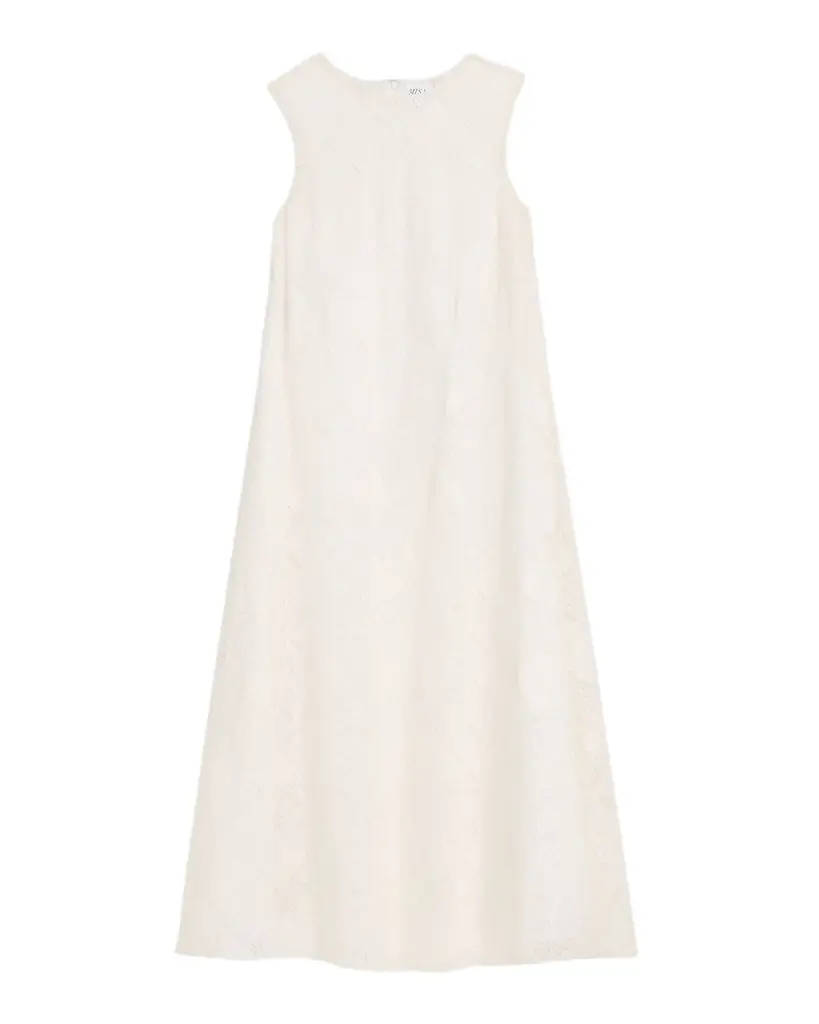 MISA Los Angeles Sylvie Crochet Maxi Dress