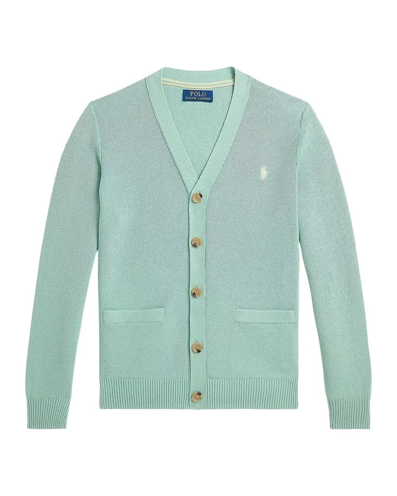 Polo Ralph Lauren Little Boy 's & Boy 's Mesh-Knit Cotton V-Neck Cardigan