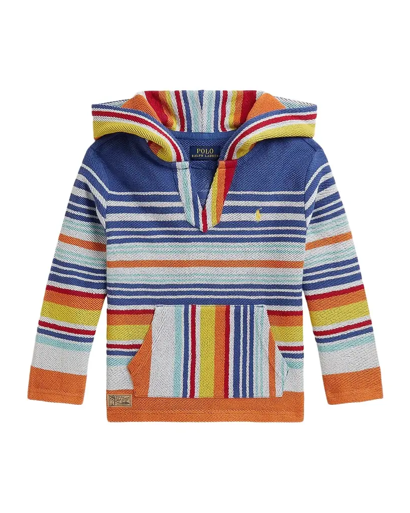 Polo Ralph Lauren Little Boy 's & Boy 's Striped Cotton Terry Hoodie