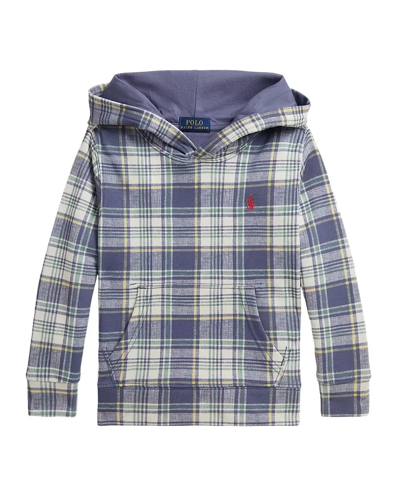 Polo Ralph Lauren Little Boy 's & Boy 's Plaid French Terry Hoodie
