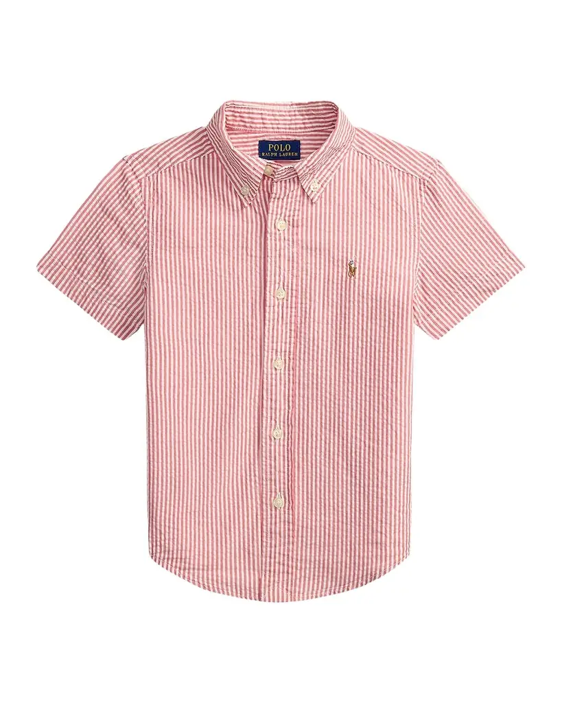 Polo Ralph Lauren Little Boy 's & Boy 's Striped Cotton Seersucker Shirt