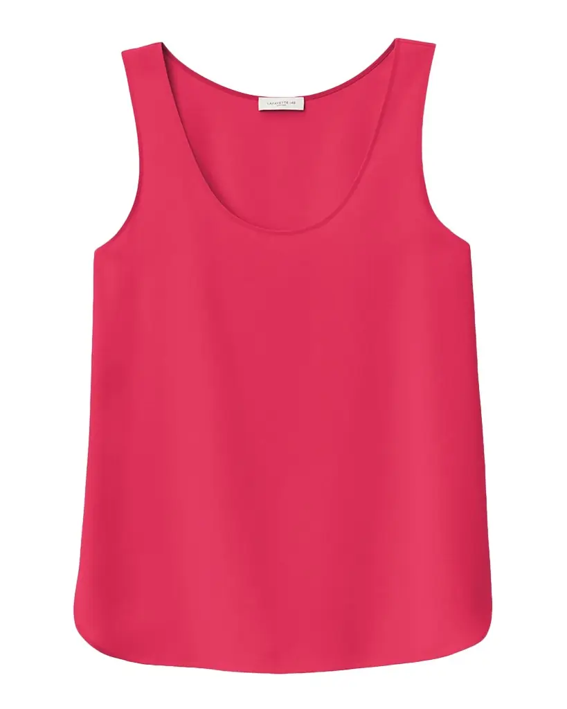 Lafayette 148 New York Scoop-Neck Sleeveless Blouse