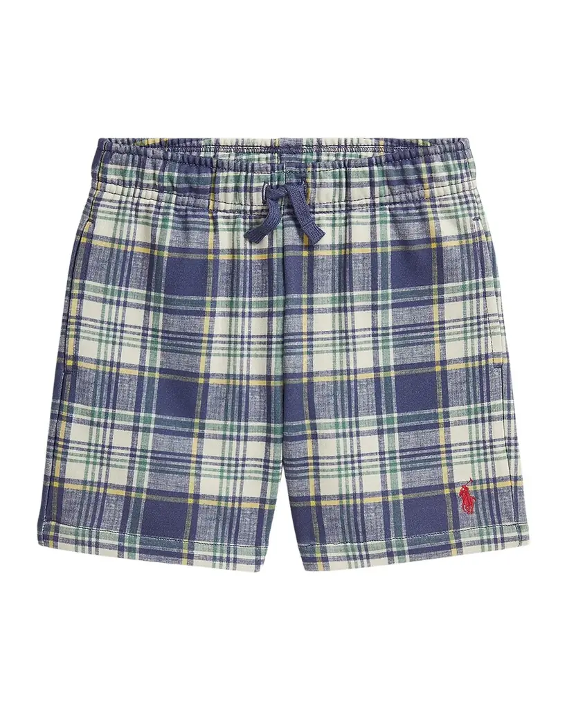 Polo Ralph Lauren Boy 's Plaid French Terry Shorts - Women's Clothing