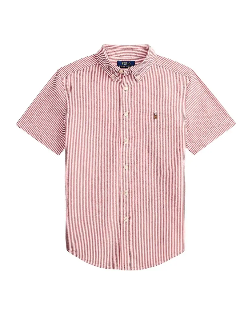 Polo Ralph Lauren Little Boy 's & Boy 's Striped Cotton Seersucker Shirt - Women's Clothing