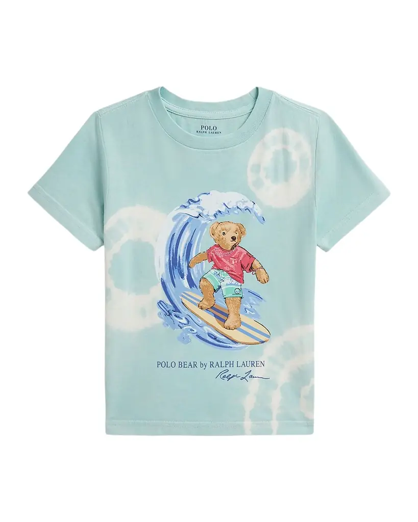 Polo Ralph Lauren Little Boy 's & Boy 's Tie-Dye Polo Bear Cotton Tee