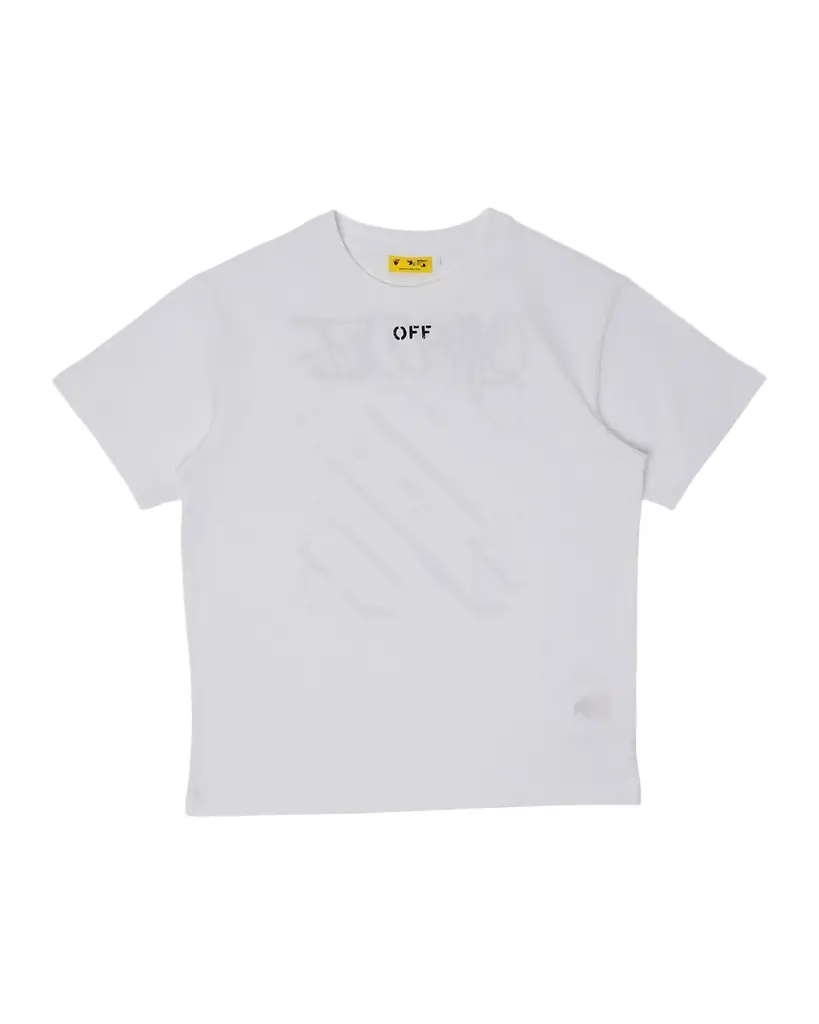 Off-White Girl 's Diag Watercolor T-Shirt, Size