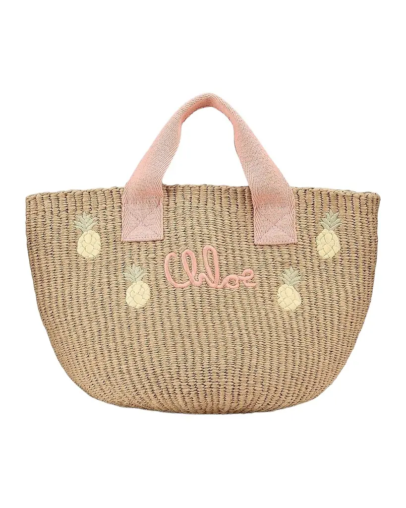 Chloe Girl 's Logo-Embroidered Tote Bag