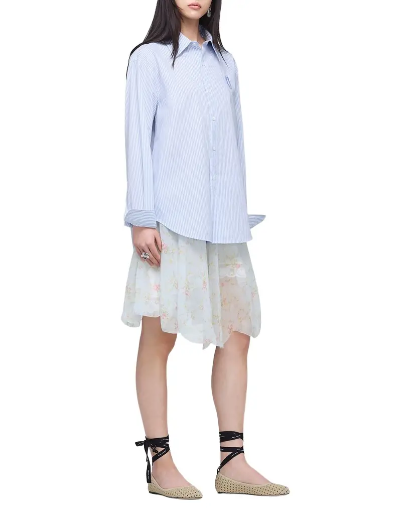 Marc Jacobs Pop J Marc Striped Poplin Shirt