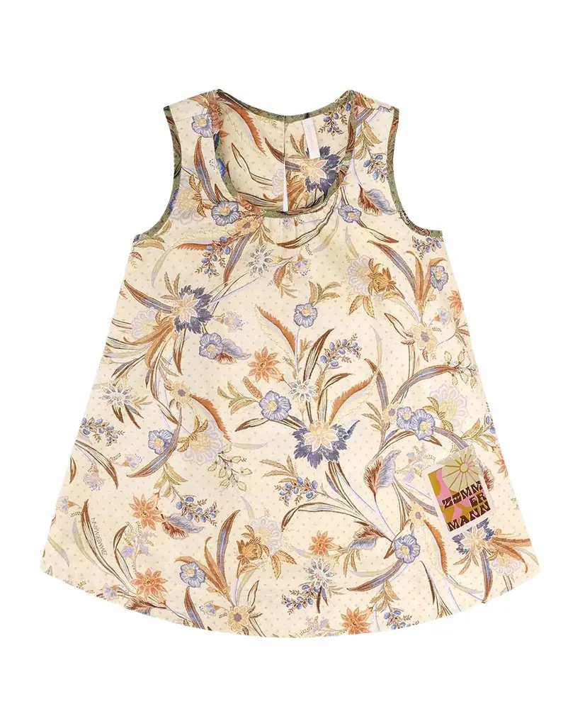 Zimmermann Girl 's Indra Floral-Print Swing Dress, Size 1-1