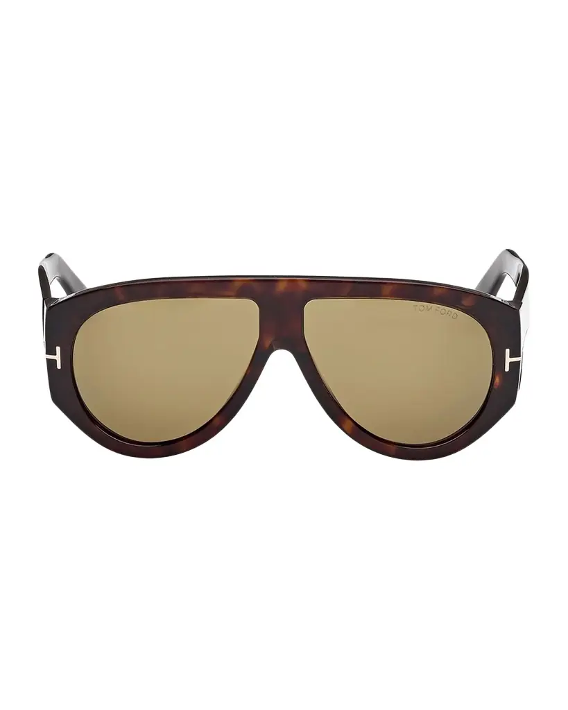 TOM FORD Bronson 60MM Acetate Pilot Sunglasses