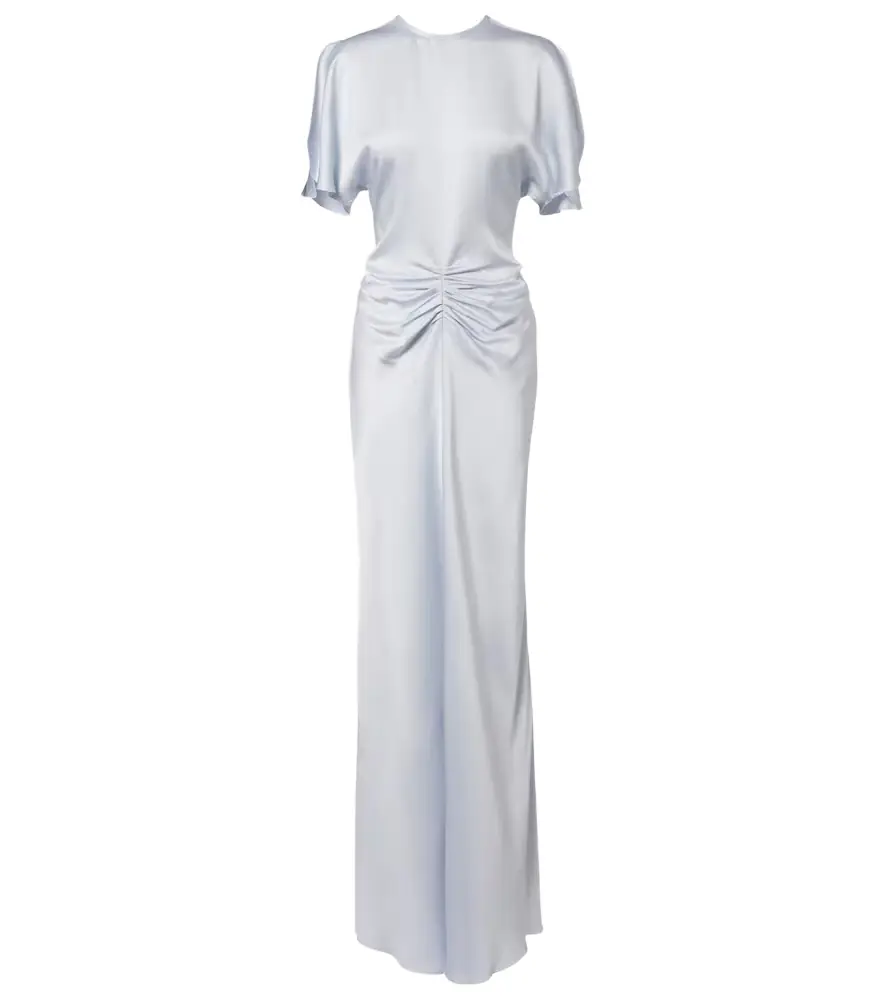 Victoria Beckham Gathered satin gown