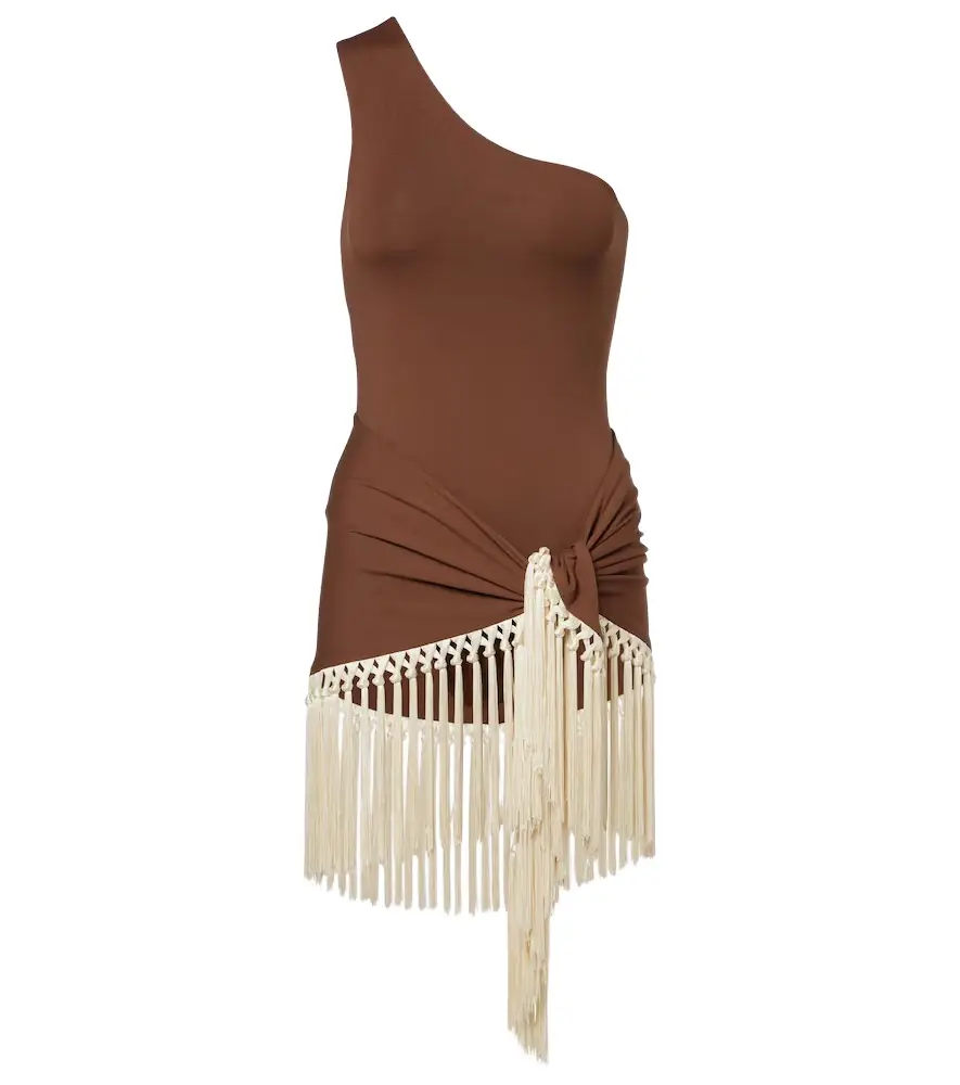 Taller Marmo Yacare swimsuit and beach cover-up set