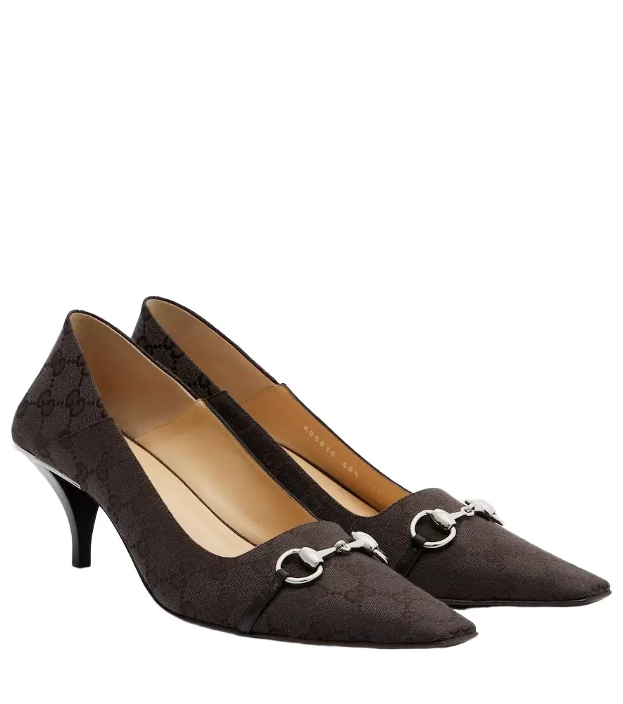Gucci Vittoria GG canvas pumps