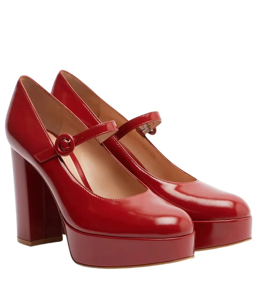 Gianvito Rossi Patent leather Mary Jane pumps