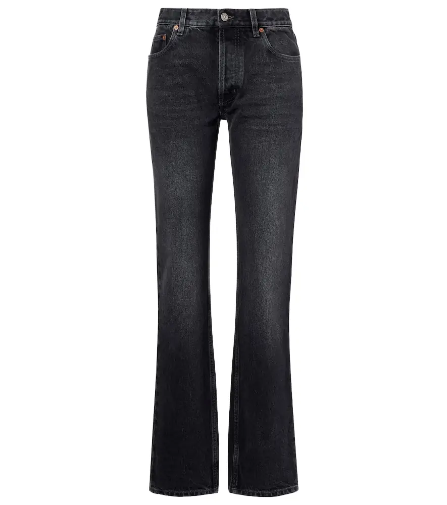 Saint Laurent Faded straight jeans