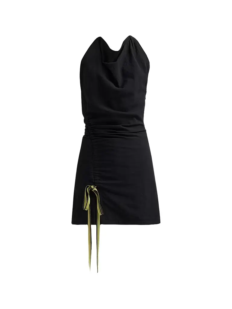 Proenza Schouler Women's Melia Crinkle Halter Top - Black