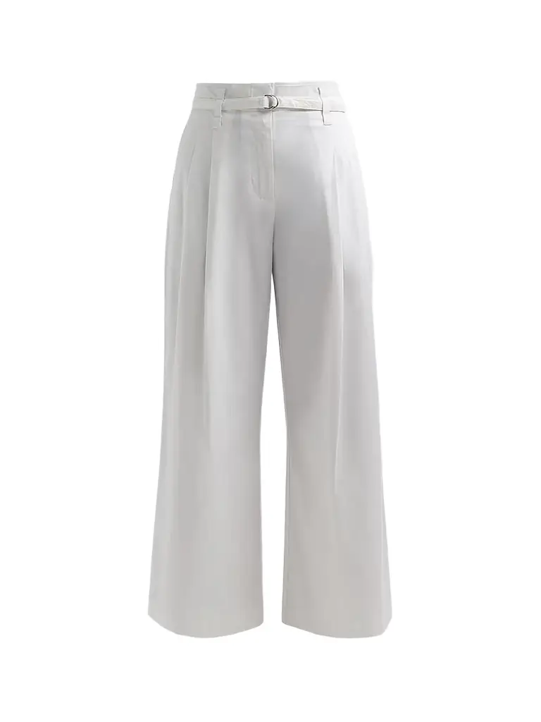 Proenza Schouler White Label Women's Raver Poplin Crop Pants - White