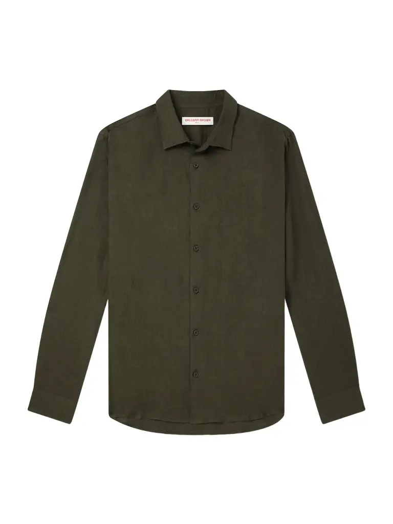 Orlebar Brown Giles Linen Shirt - Men