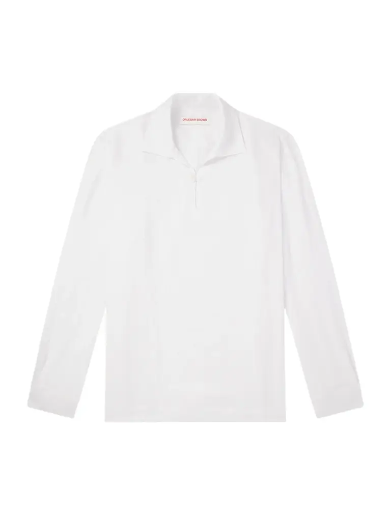 Orlebar Brown Vincent Linen Polo Shirt - Men