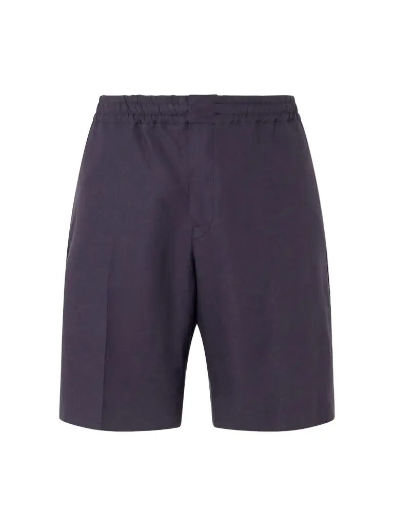 Zegna Oasi Straight-Leg Linen Shorts - Men