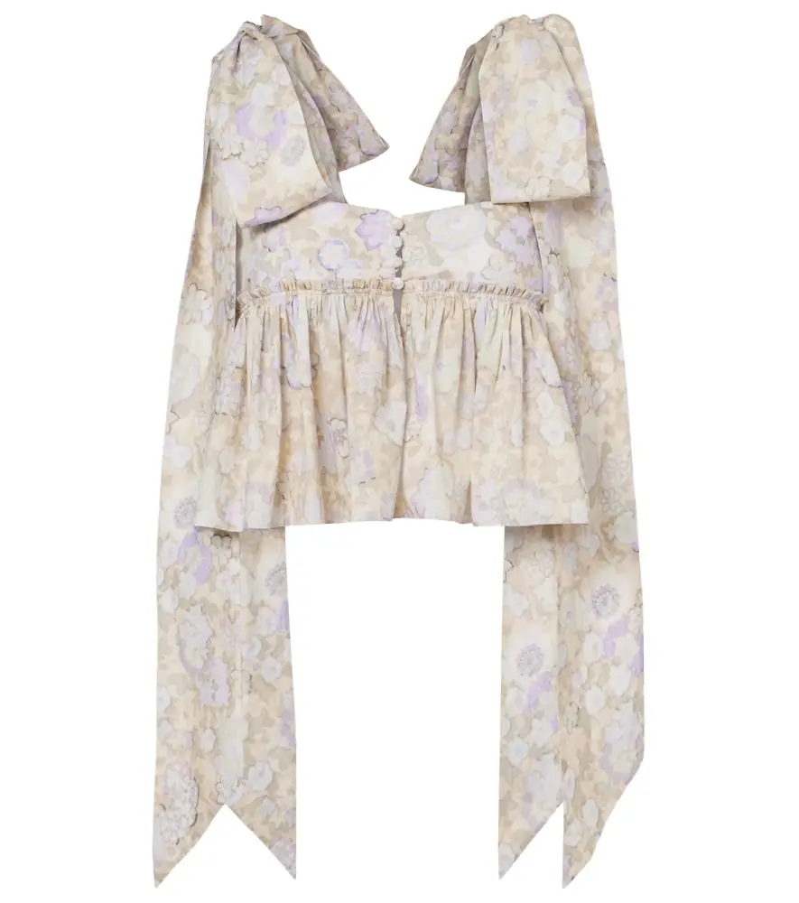 Chloe Chloé Floral cotton top
