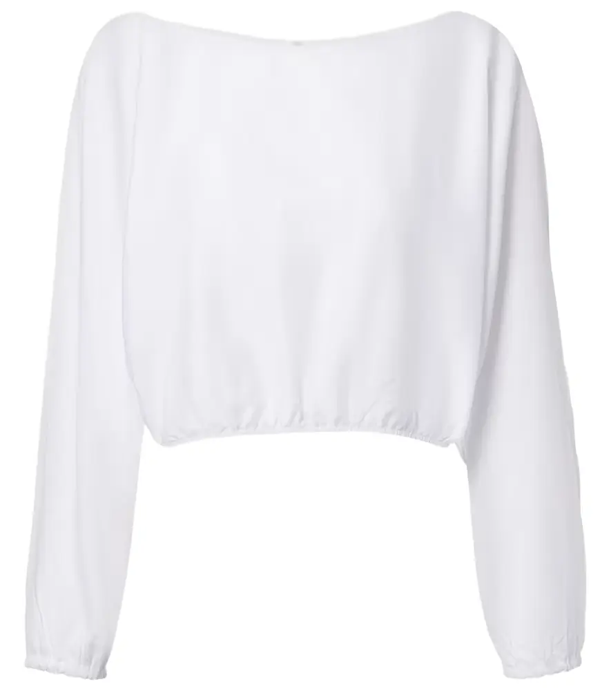 Leset Yoko cotton crop top
