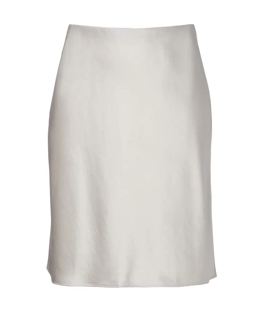 Leset Barb satin miniskirt