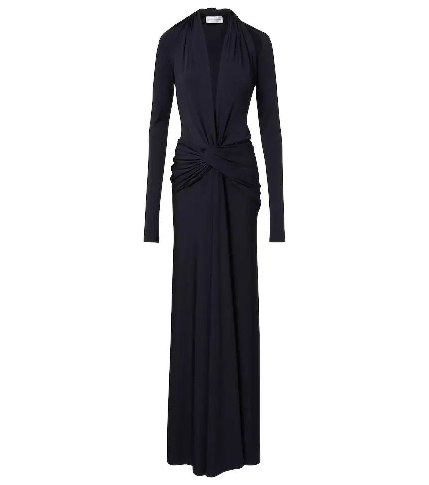 Victoria Beckham Gathered jersey gown