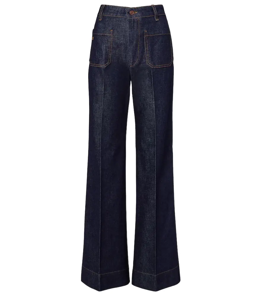 Victoria Beckham Alina wide-leg jeans