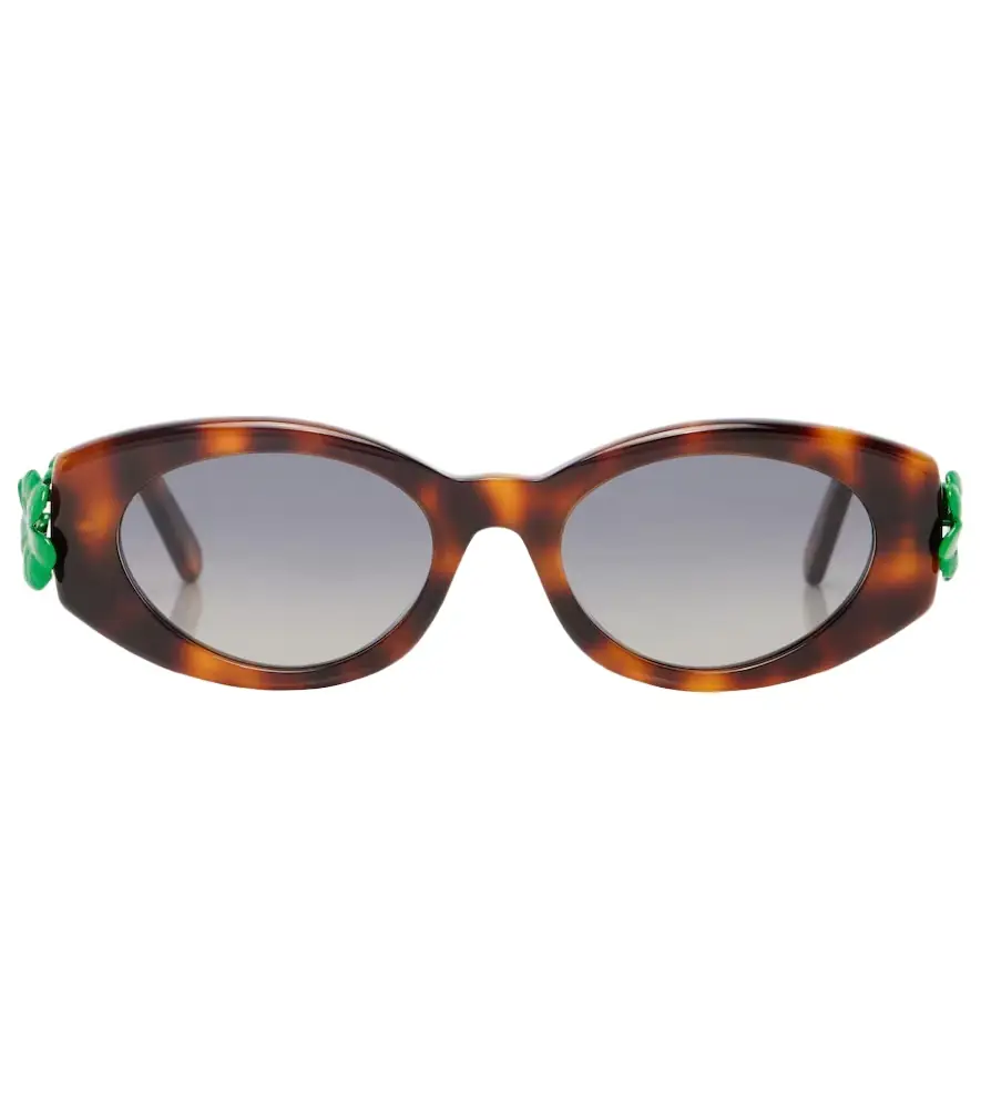Dior Clover B1I oval sunglasses