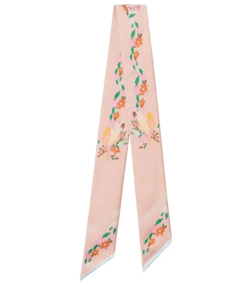 Chloe Chloé Printed silk scarf