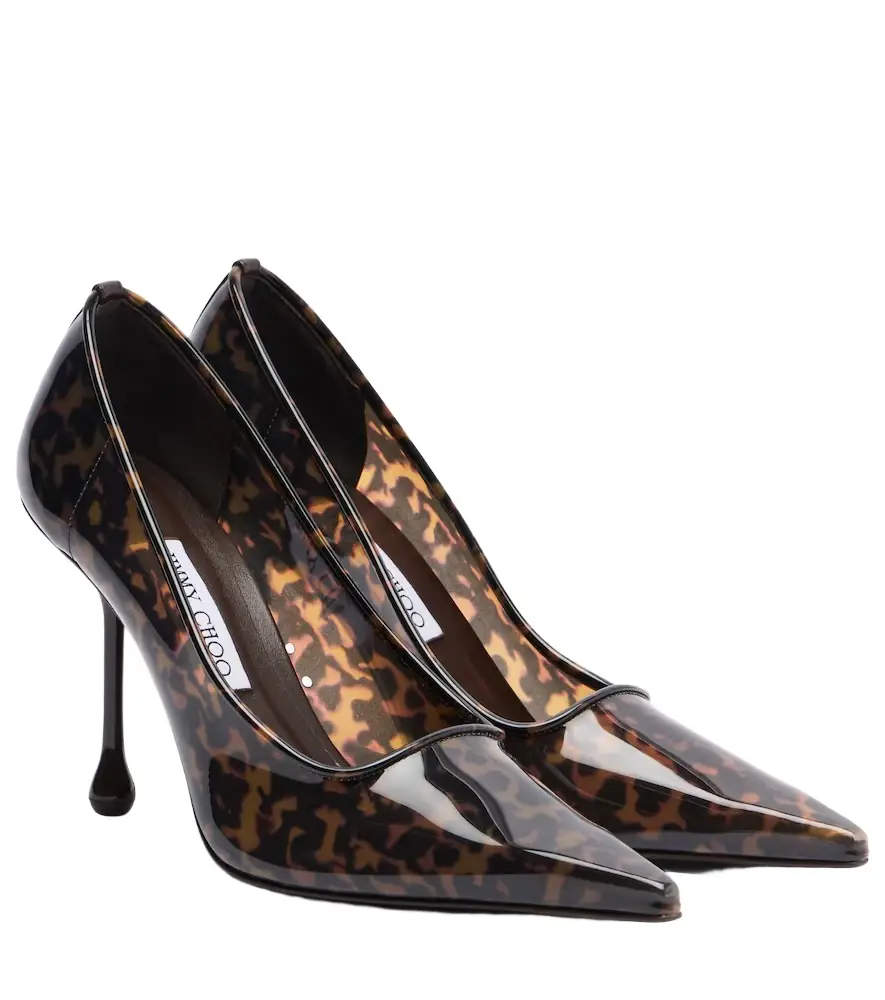Jimmy Choo Ixia animal-print TPU pumps