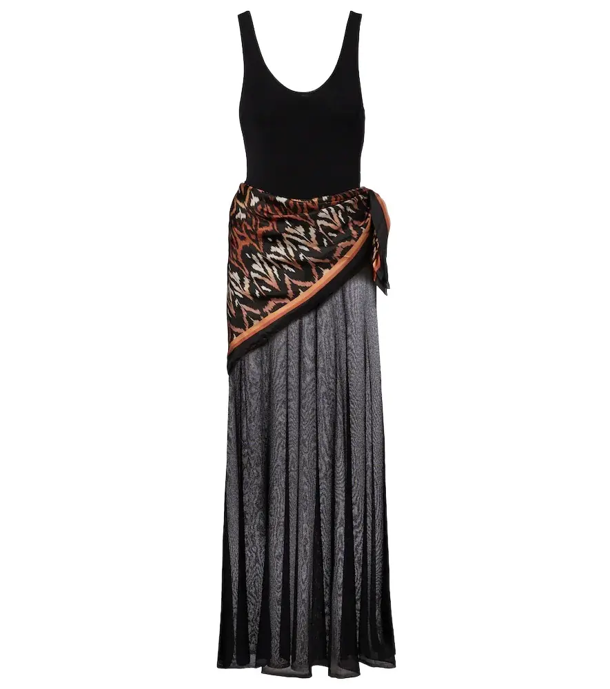 Zimmermann Aster scarf-detail maxi dress