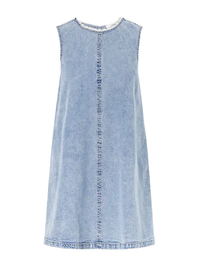 Frame Crochet Tide Organic Cotton-blend Mini Dress