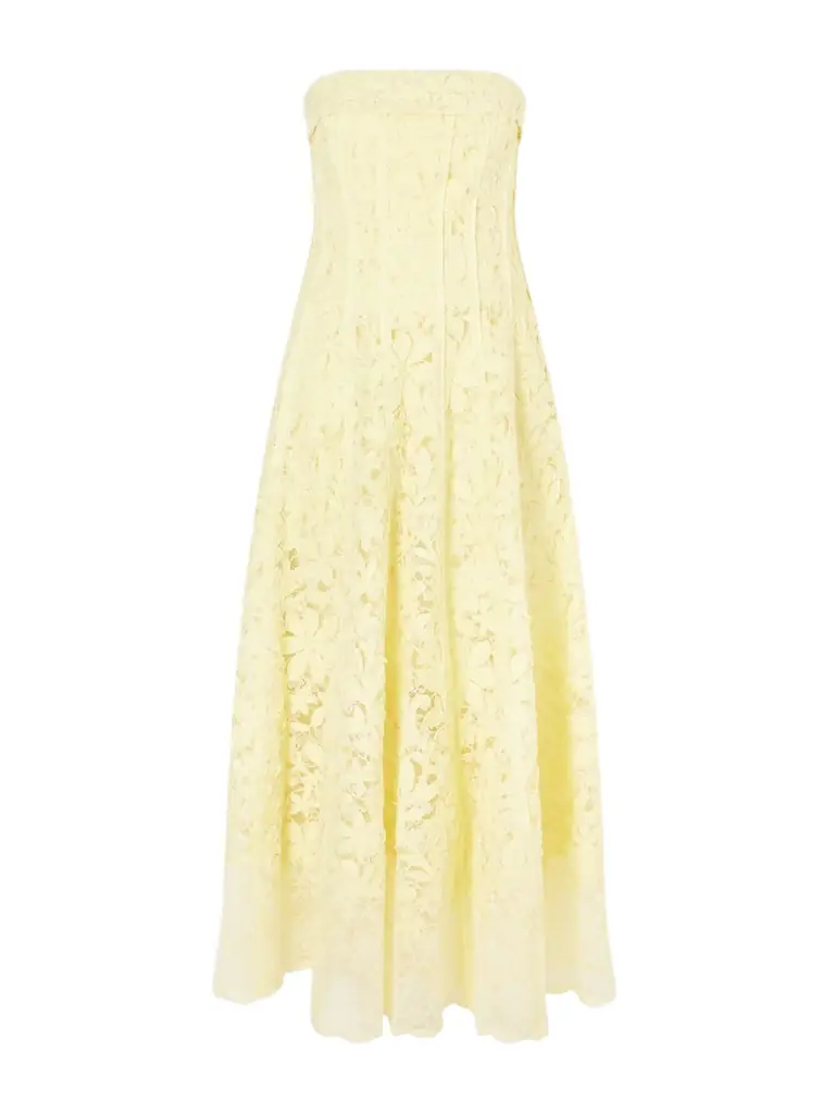 Simkhai Imogen Cotton-lace Midi Dress