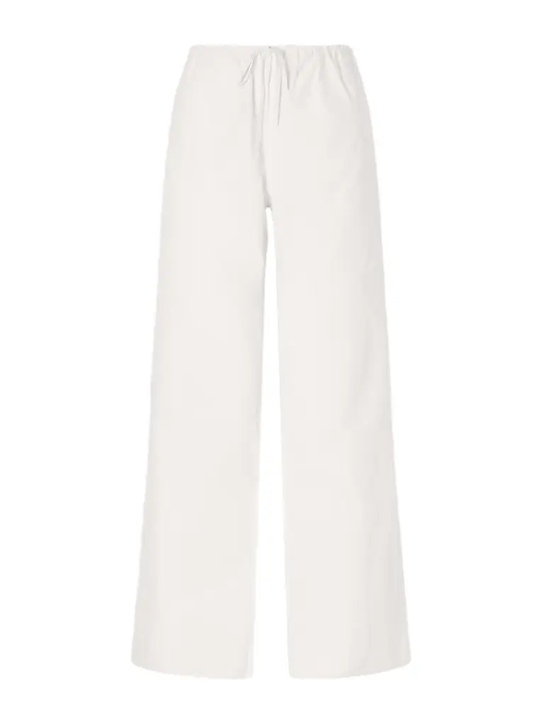 Matteau Drawcord Cotton Straight-leg Pants