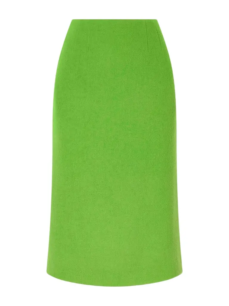 Valentino Garavani Wool-crepe Midi Skirt