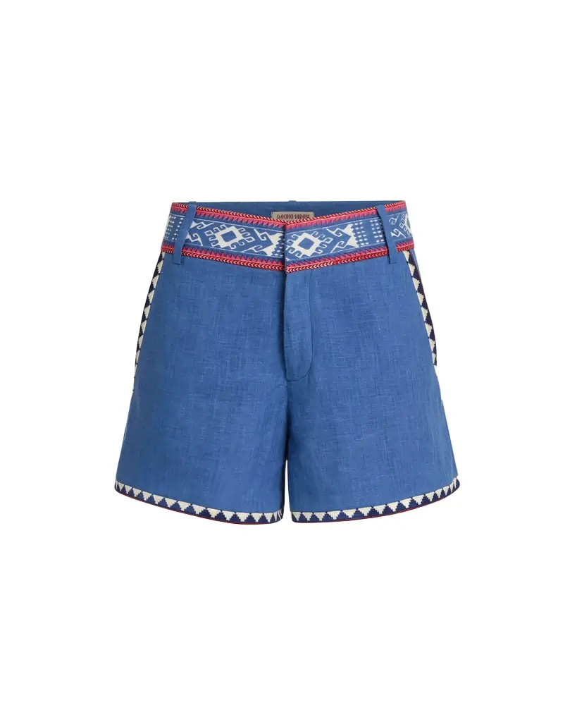 Emporio Sirenuse Shorts in Blue Horizon Print